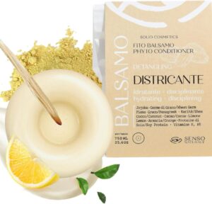 Balsamo solido districa, illumina, ripara le doppie punte