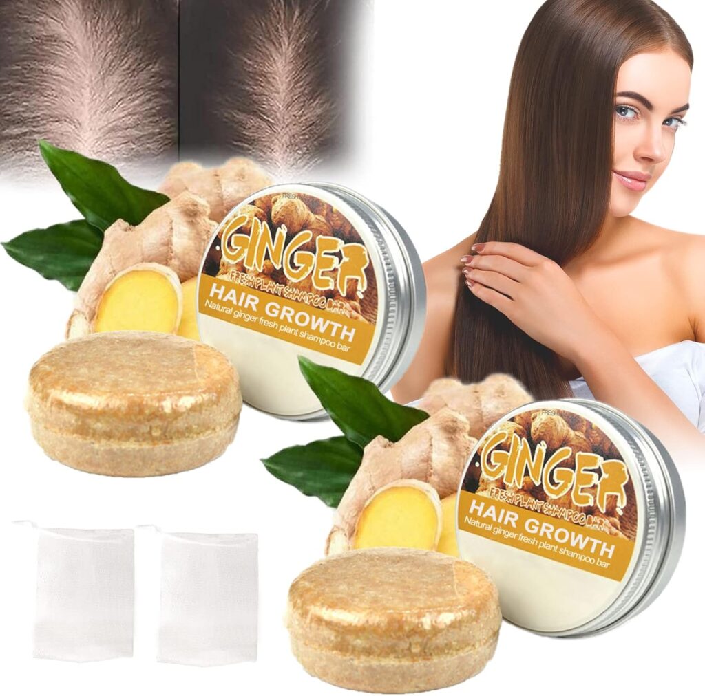 Shampoo solido allo zenzero. Ripara i capelli danneggiati e favorisce la ricrescita dei capelli