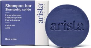 Shampoo solido anti giallo per capelli bianchi e biondi
