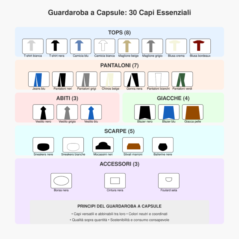 Moda sostenibile. Guardaroba capsule